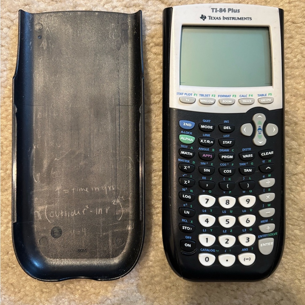 Texas Instruments Black Graphing Calculator Essential for Math
